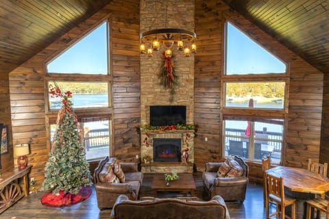 Welcome to WaterMill Cove Lodge 2! We decorate for Christmas in November