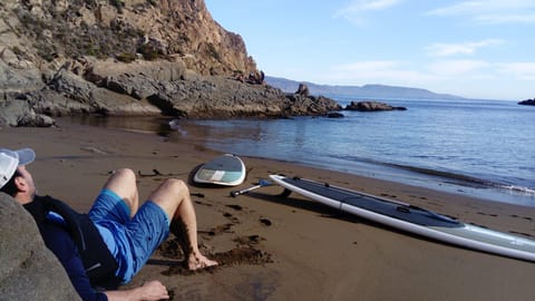 On the beach