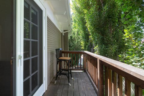 Private patio leading out from 2nd bedroom