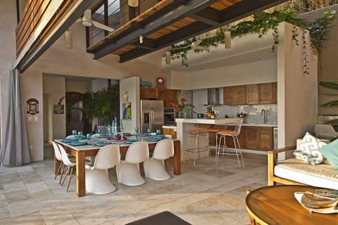 Kitchen and dining area