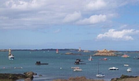 Typical picturesque North Brittany unspoilt coastl