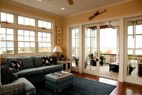 French Doors to Sleeper Porch