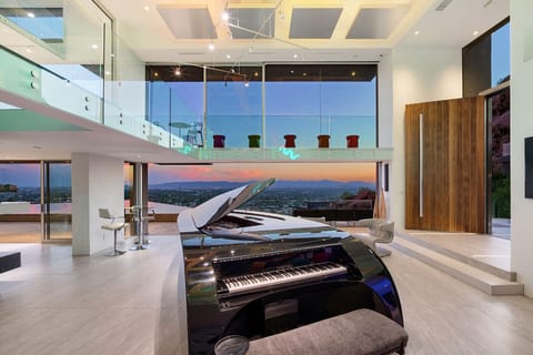 Contemporary Interior with gorgeous views