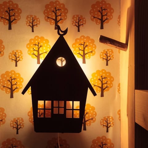 Lamp in children’s bedroom