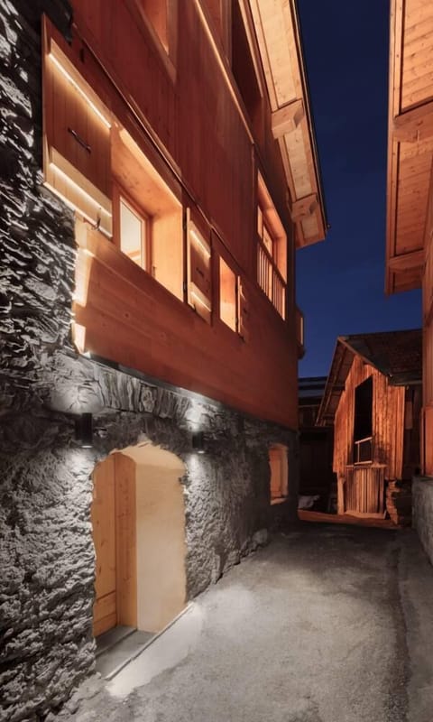 A renovated barn in the village of Merible Les Allues