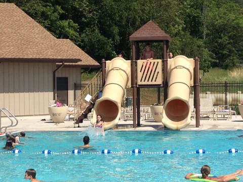 Indoor pool, outdoor pool