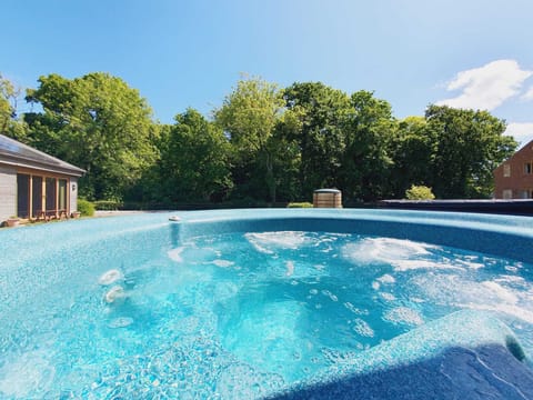 Indoor pool, a heated pool