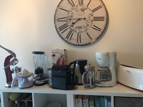 Well equipped kitchen with electrical appliances