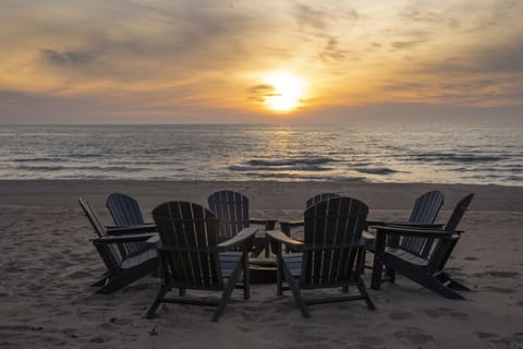 On the beach