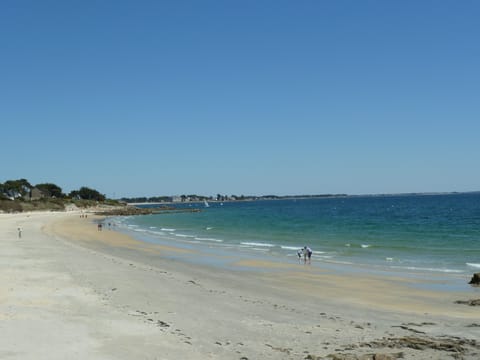 On the beach