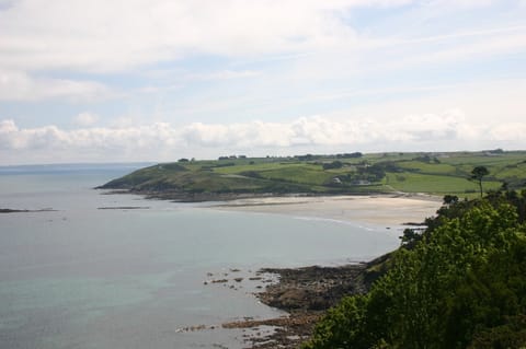 Beach nearby, sun loungers