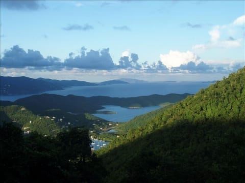 View of Hurricane Hole, Sir Drake Channel, Tortola and Virgin Gorda