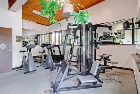 Fitness room on main floor