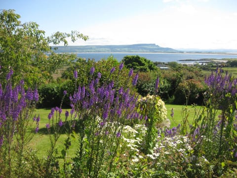 View of Magilligan Point from the garden