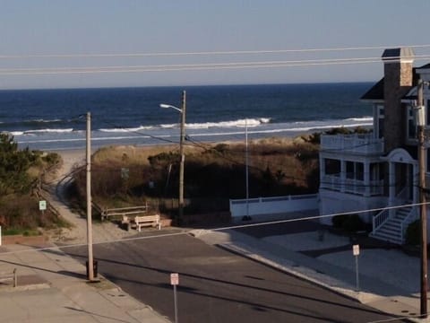 Beach nearby, sun loungers