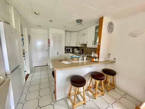 A breakfast bar, every thing is there to make a delicious meal, and fresh coffee