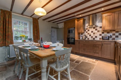 Kitchen from lounge doorway