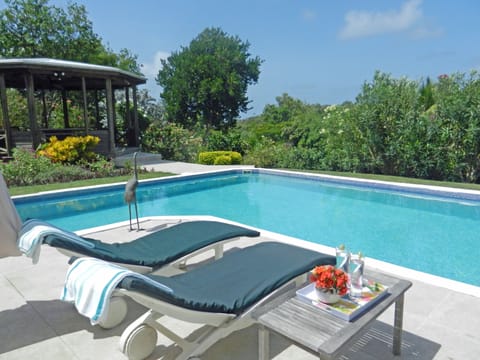 Snooze, read, or sunbathe by the private pool. All you will hear is birdsong