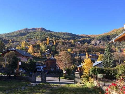 Front of the house during Fall