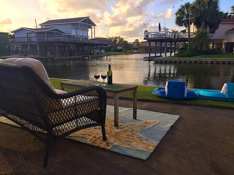 Sunsets rock here! Big water view!