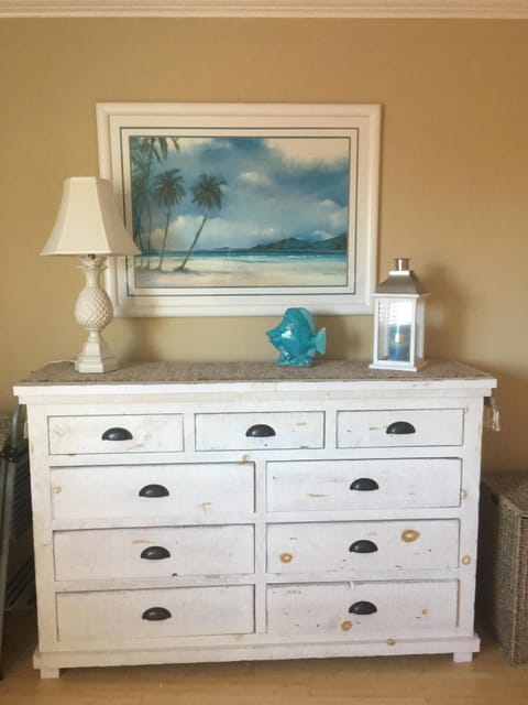 Guest bedroom with queen pillow top bed