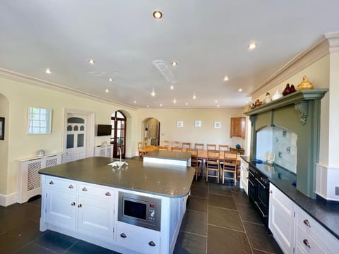 Kitchen with seating for 16