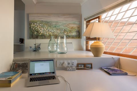 The work area in the entrance hall