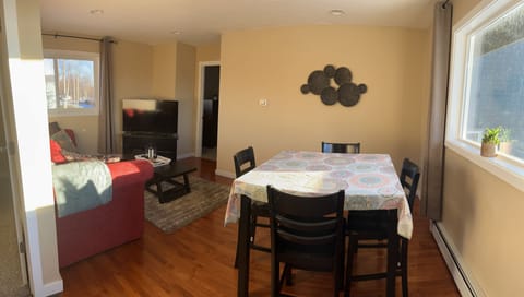 Dining room and living room