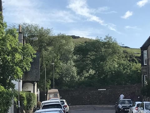View from sitting room - Arthur's seat is paces away