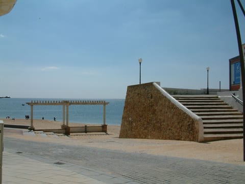 On the beach