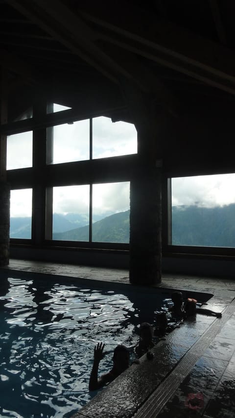 Indoor pool, a heated pool