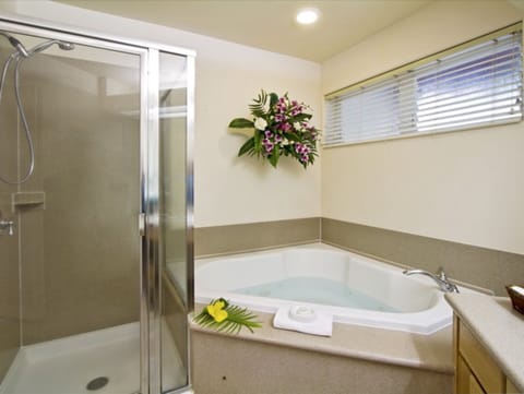Master Bathroom with Jetted Jacuzzi Tub
