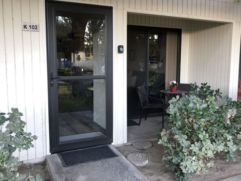 Condo gets plenty of light, yet remains cool.