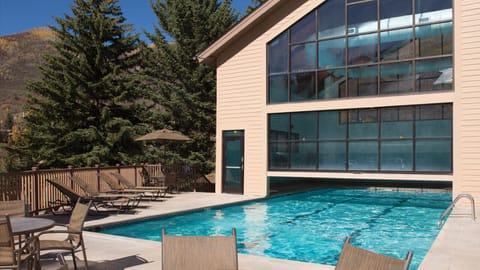 Indoor pool, a heated pool