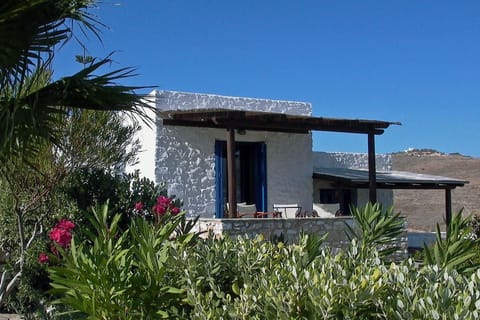 Enjoy the Parikia bay views from the shaded front veranda.