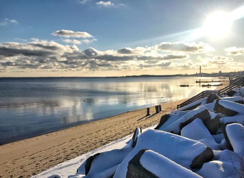 Sun loungers, beach towels