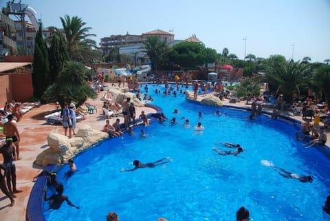 Indoor pool, a heated pool