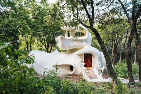 A private, tree-filled setting that feels worlds away while still close to Austin’s best.