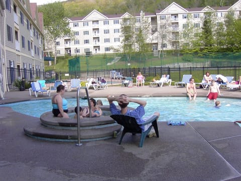 Indoor pool, outdoor pool