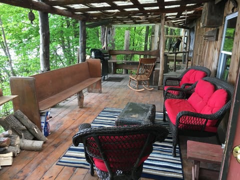 Large outdoor porch overlooking Cayuga Lake!
