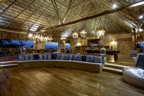 Center Palapa Lounge at Night