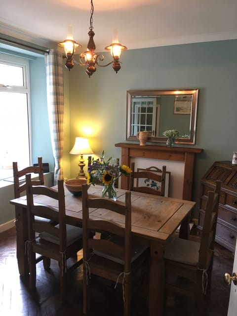 Diners have a lovely view of the garden