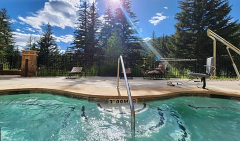 Indoor pool, a heated pool