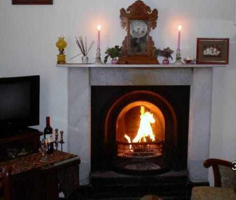 An open fire is so inviting in this weather!