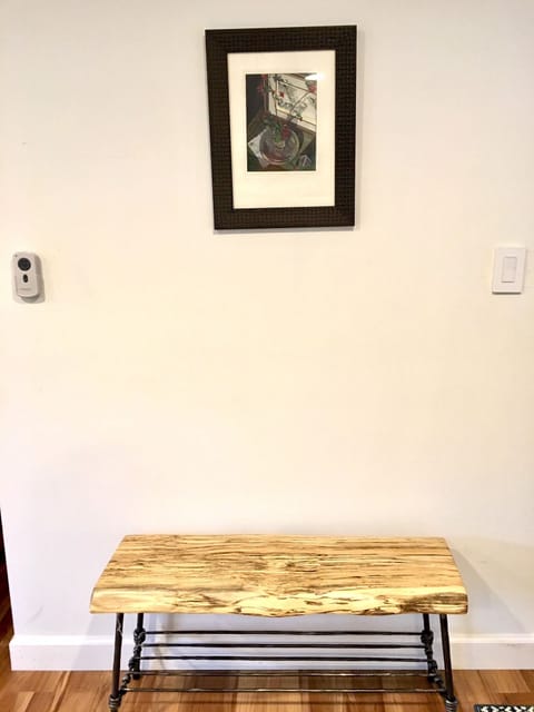 Second floor at back entry door