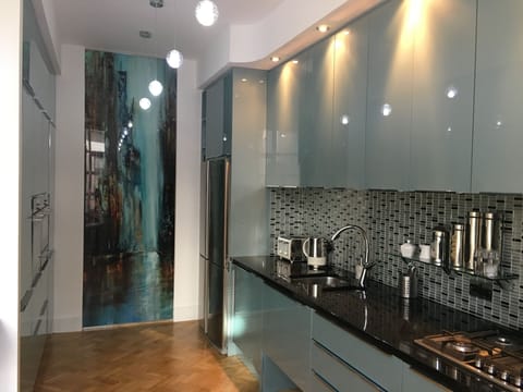 3 metre high light-box in Kitchen