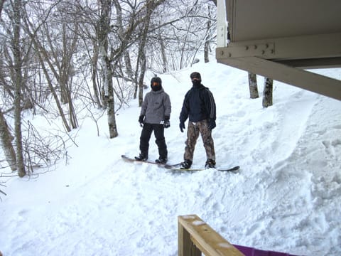 Ski or Snowboard directly out of the house onto the slopes.  