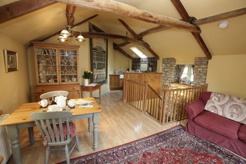 From lounge through dining and kitchen areas