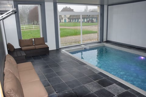 Indoor pool, a heated pool