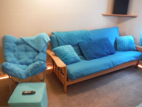 Futon & Chair in Former "Theater"